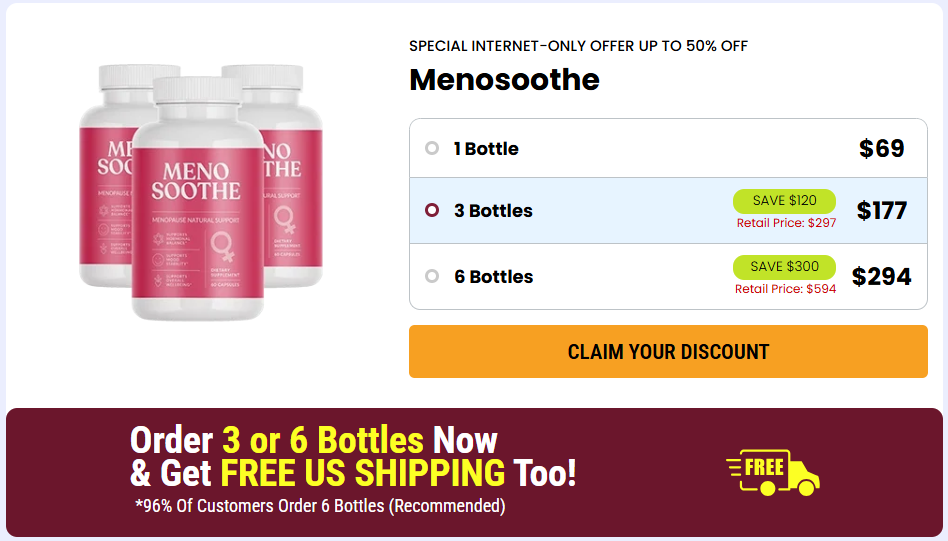 Menosoothe sale