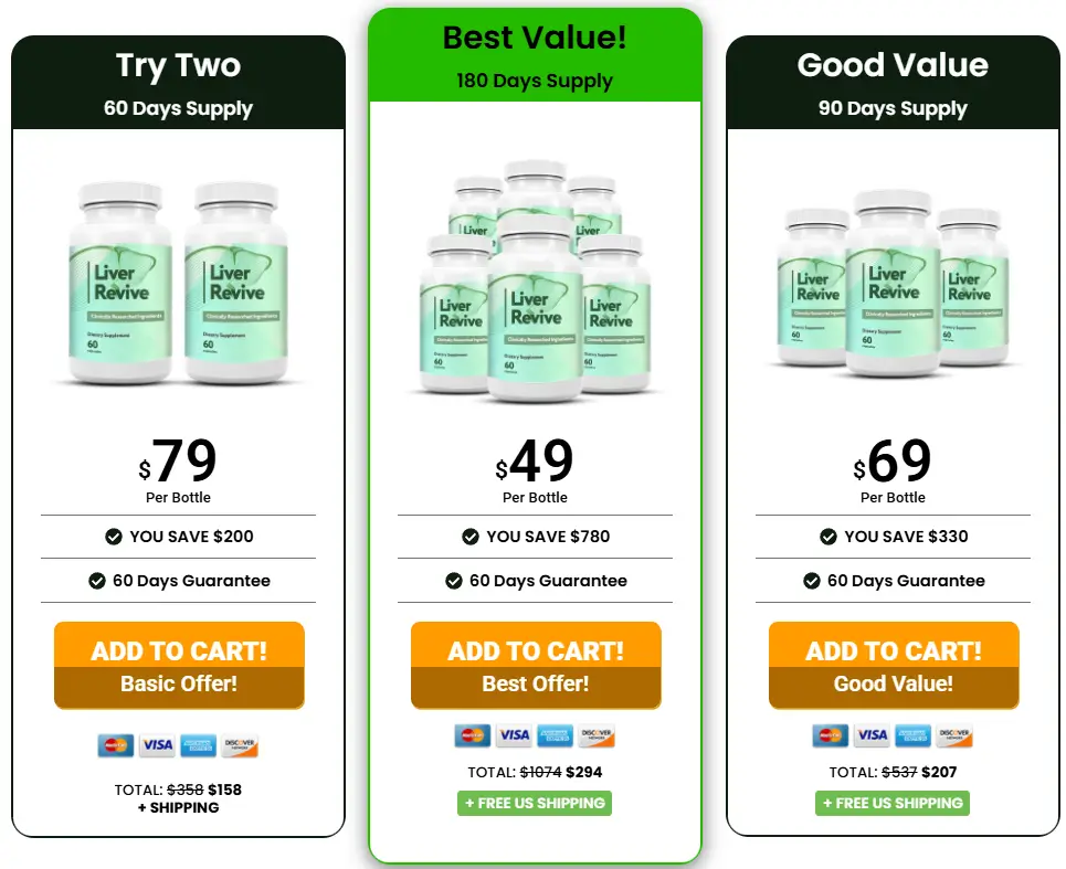 liver revive pricing