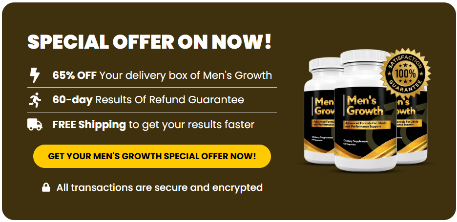men's growth SPECIAL OFFER ON NOW