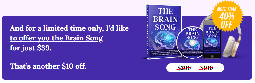 The Brain Song discount