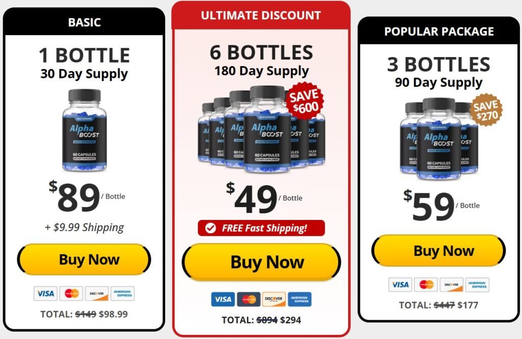 Alpha Boost price