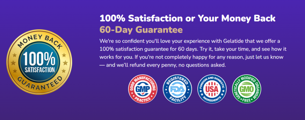 100Satisfaction or Your Money Back 60-Day Guarantee