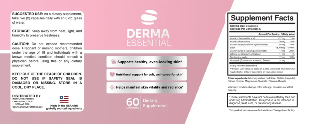 Derma-Essential fact